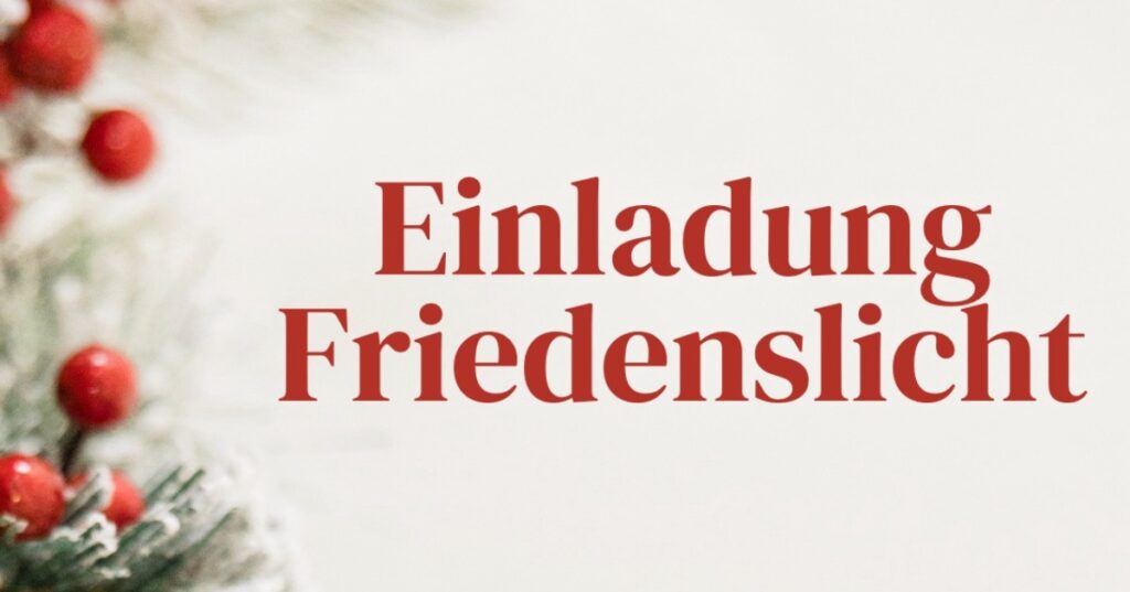 Tainach: Einladung Friedenslicht