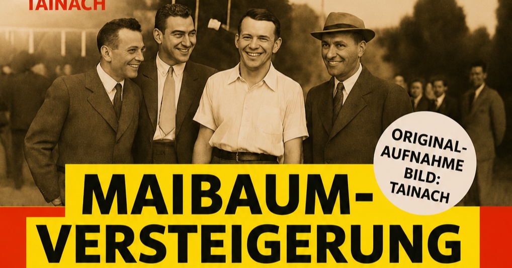 Maibaum-Versteigerung & Wiesenkegeln in Tainach